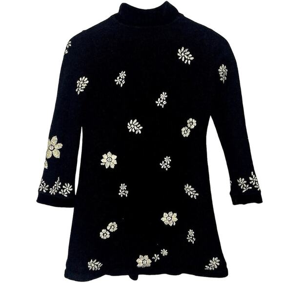 ANTHRO Odille Wool Floral Coat - OG Y2K Version - Plazacore Artsy Granny - HTF - Picture 3 of 7